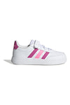 Weiße und rosa Turnschuhe Adidas Breaknet 2 El C