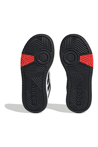 Sneakers nere e bianche con velcro Adidas HOOPS 3.0 CF C