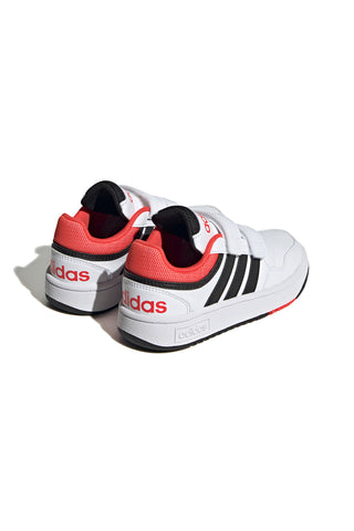 Sneakers nere e bianche con velcro Adidas HOOPS 3.0 CF C