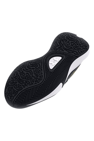 Schwarze Basketballschuhe mit goldenen Details UNDER ARMOUR PS Lockdown 7