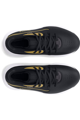 Schwarze Basketballschuhe mit goldenen Details UNDER ARMOUR PS Lockdown 7