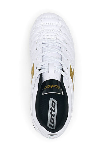 Weiße Lotto Stadio 705 Fg Jr. Fußballschuhe