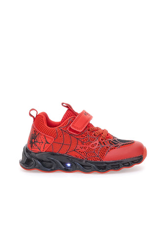 Rote Sneakers mit Spinnennetz und Lichtern Pitt Kids K23581