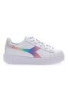 Sneakers Bianche con Logo Arcobaleno DIADORA GAME STEP BLOOM PS