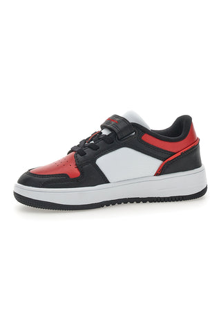Sneakers Nere Bianche e Rosse Champion RD18 2 Low B Ps