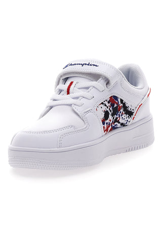Sneakers Bianche con Strappo in Velcro CHAMPION RD18 2 FANTASY LOW B PS
