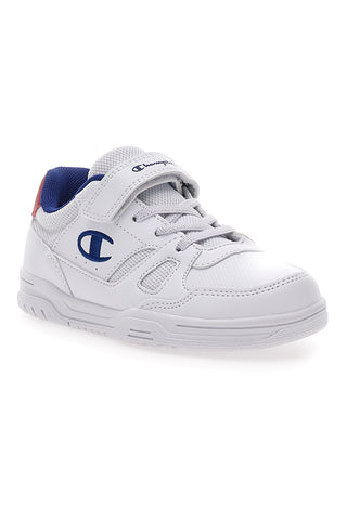 Weiße und blaue Turnschuhe CHAMPION CLY 87 B PS