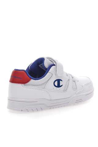 Weiße und blaue Turnschuhe CHAMPION CLY 87 B PS