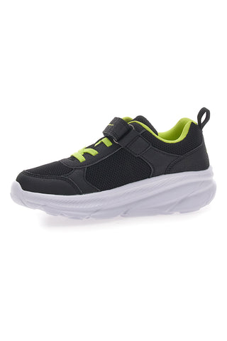 Sneakers Nere e Gialle con Velcro e Lacci Elastici CHAMPION HRO B PS Low Cut Shoe