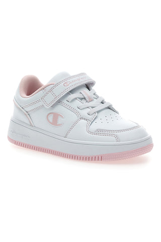 Weiße und rosa Turnschuhe Champion RD18 2 Low G Ps