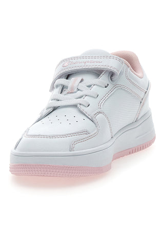 Weiße und rosa Turnschuhe Champion RD18 2 Low G Ps