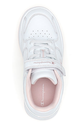 Weiße und rosa Turnschuhe Champion RD18 2 Low G Ps