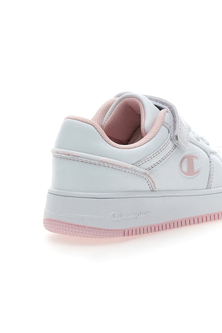 Weiße und rosa Turnschuhe Champion RD18 2 Low G Ps