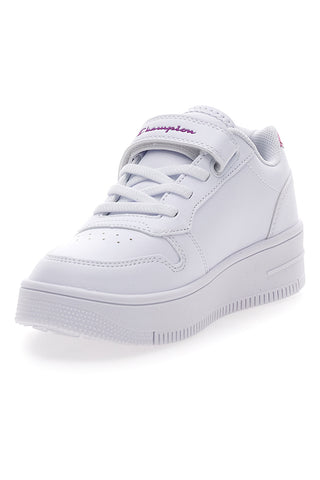 Sneakers Bianche con dettagli Rosa CHAMPION RD18 PLATFORM GLITTER G PS