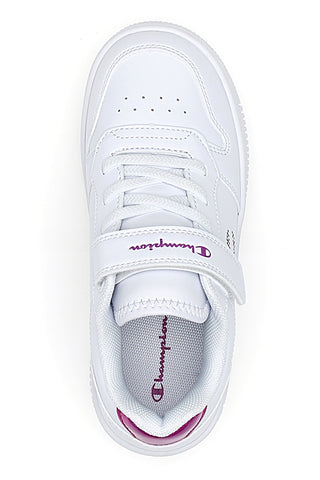Sneakers Bianche con dettagli Rosa CHAMPION RD18 PLATFORM GLITTER G PS
