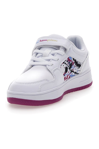 Weiße Sneakers mit buntem Logo CHAMPION RD18 2.0 LOW G TD