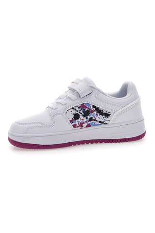 Weiße Sneakers mit buntem Logo CHAMPION RD18 2.0 LOW G TD