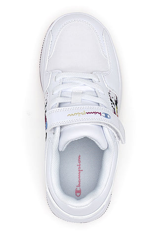 Weiße Sneakers mit buntem Logo CHAMPION RD18 2.0 LOW G TD