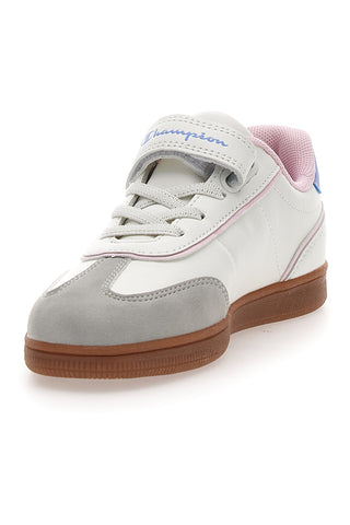 Sneakers Bianche e Azzurre Con Logo Laterale Champion Prestige Mix G Ps