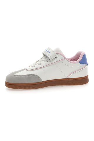 Sneakers Bianche e Azzurre Con Logo Laterale Champion Prestige Mix G Ps