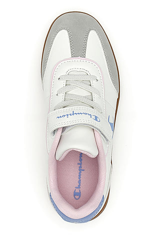 Sneakers Bianche e Azzurre Con Logo Laterale Champion Prestige Mix G Ps