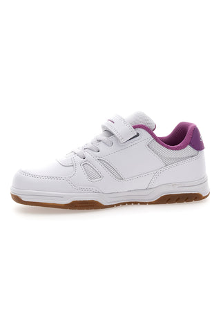Weiße und rosa Sneakers mit Klettverschluss Champion CLY 87 G PS