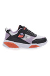 Sneakers Bianche Con Luci e Dettagli Neri e Lilla CHAMPION WAVE B PS