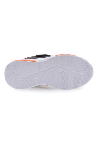 Sneakers Bianche Con Luci e Dettagli Neri e Lilla CHAMPION WAVE B PS