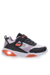 Sneakers Bianche Con Luci e Dettagli Neri e Lilla CHAMPION WAVE B PS