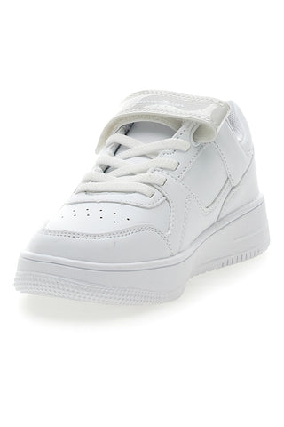 Champion – RD18 2 Low G PS – Weiße Sneakers mit Klettverschluss