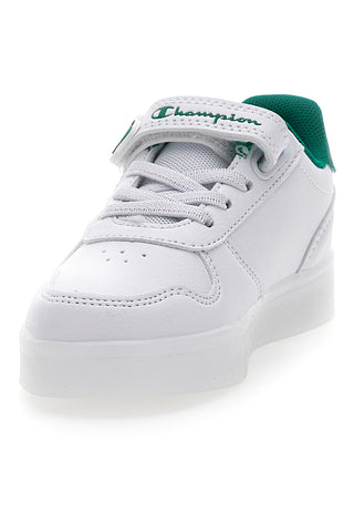 Sneakers Bianche e Verdi Con Luci Champion Glw B TD