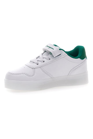Sneakers Bianche e Verdi Con Luci Champion Glw B TD