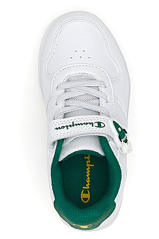 Sneakers Bianche e Verdi Con Luci Champion Glw B TD