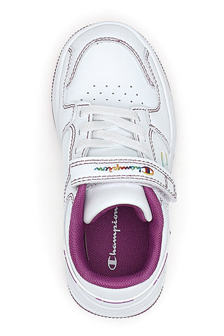 Sneakers Bianche e Fuxia con tomaia traforata CHAMPION RB18 2.0 LOW G TD