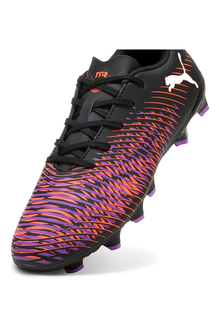 Scarpe da Calcio Nere e Viola PUMA FUTURE 8 PLAY FG/AG JR