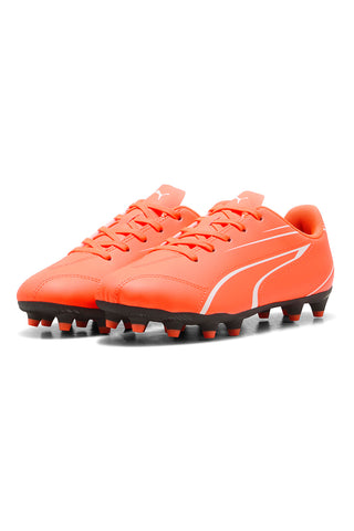 Rote Fußballschuhe für synthetische oder feste Böden PUMA VITORIA FG/AG Jr