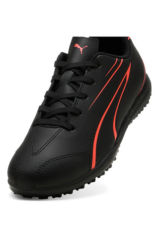 Puma Vitoria TT Jr. Schwarzer Kunstrasen-Fußballschuh