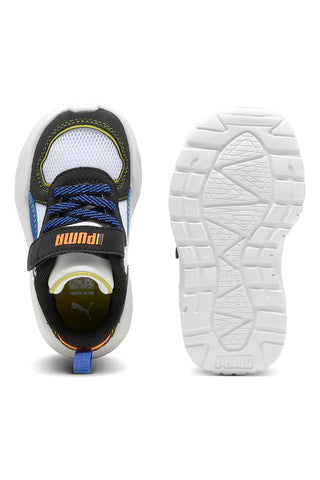 Weiße Sneakers mit blauen und orangefarbenen Details PUMA TRINITY LITE STARBLITZ AC+Inf