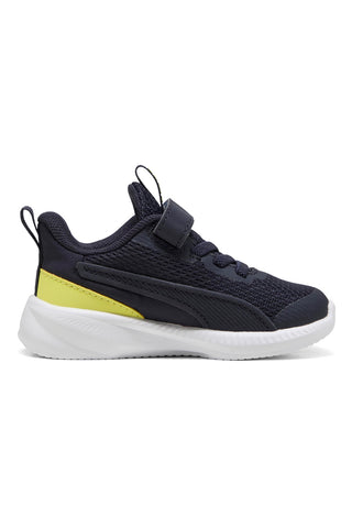 Sneakers Primi Passi PUMA Flyer 3 AC+ Inf  Navy e Gialle