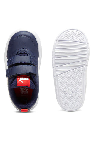 Sneakers Blu e Bianche con Velcro PUMA Cortflex V3 V Inf