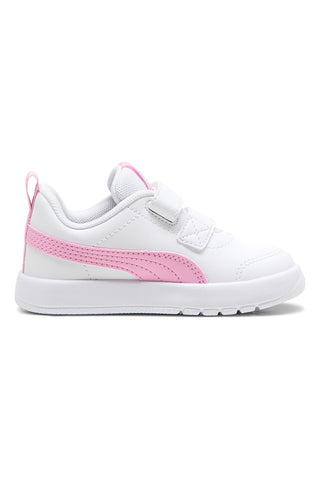 Sneakers Bianche e Rosa Con Strappi Puma Courtflex V3 V Inf