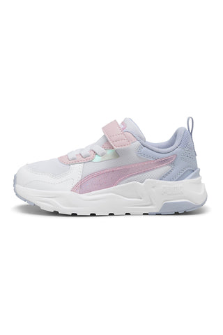 Puma – TrinitLite Blurry Dreams – Weiße und rosa Sneakers