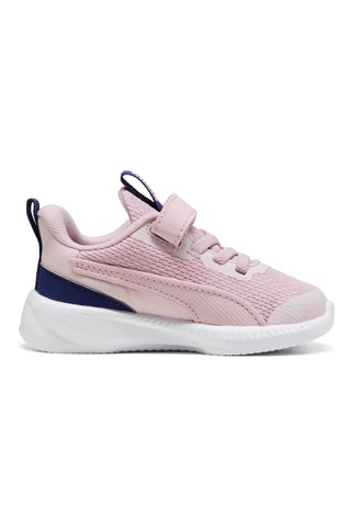 Erste Schritte PUMA Flyer 3 AC+ Inf Rosa und Blaue Turnschuhe