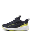 Marineblaue Sneaker mit fluogelben Details PUMA Flyer 3 AC+ PS