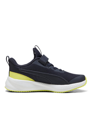 Marineblaue Sneaker mit fluogelben Details PUMA Flyer 3 AC+ PS