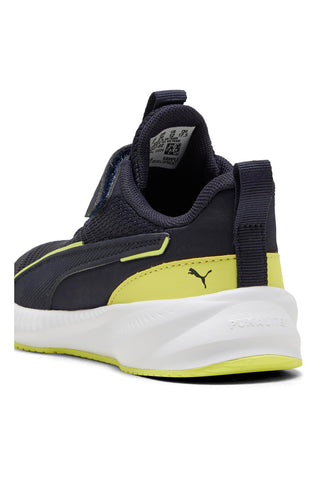 Marineblaue Sneaker mit fluogelben Details PUMA Flyer 3 AC+ PS
