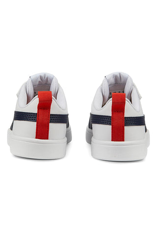 Puma Rickie AC+ PS Sneakers mit Klettverschluss in Weiß und Blau