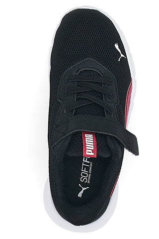 Schwarze Turnschuhe und weiße Sohle Puma FlexFocus Modern AC+ PS