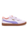 Puma – Club Era CV V PS – Lilafarbene Sneakers mit Doppelriemen und Gummisohle