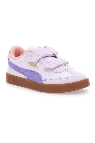 Puma – Club Era CV V PS – Lilafarbene Sneakers mit Doppelriemen und Gummisohle
